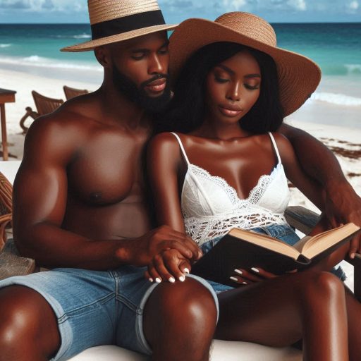 Escape into the pages of a good book, where the soothing waves and endless possibilities of storytelling meet